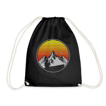 fishing - Drawstring Bag - black - Front