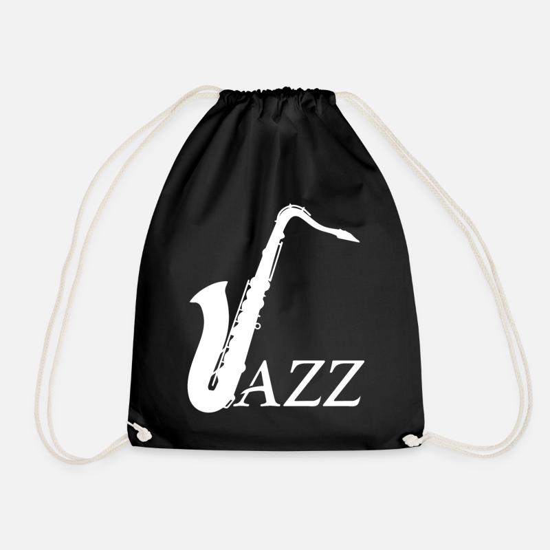 Jazz - Saxophon - Turnbeutel - Schwarz