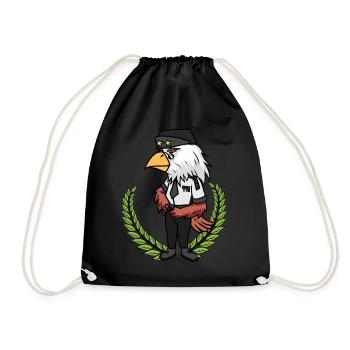 Pilot Pilot Fly Airplane Captain Bird Flight - Drawstring Bag - black - Front