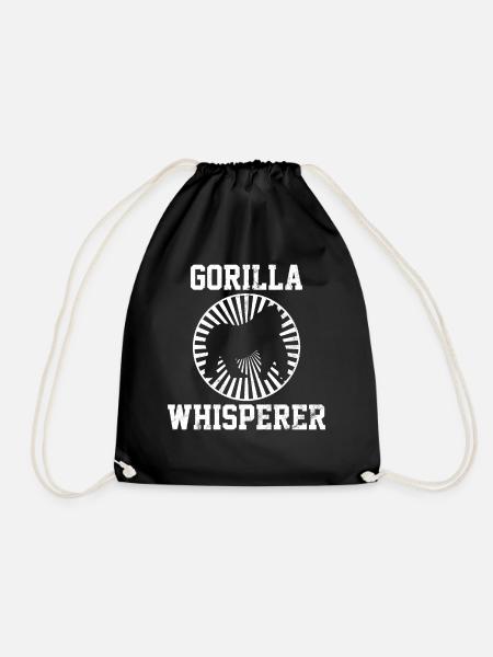 gorilla - Turnbeutel - Schwarz