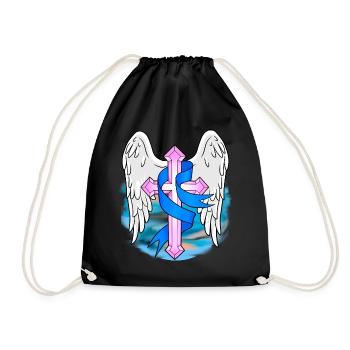 Cross Crosses Symbols Church God Jesus Religion - Drawstring Bag - black - Front