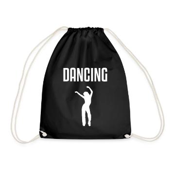 Tänzerin Musik Tänzer Tanzen Tanzschule - Sac de sport léger - noir - Devant