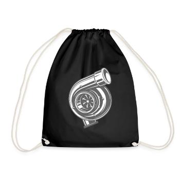 Tuning - Drawstring Bag - black - Front