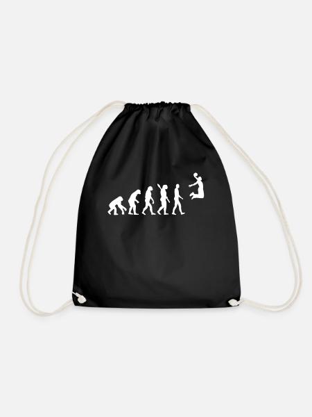 Basketball Evolution - Turnbeutel - Schwarz