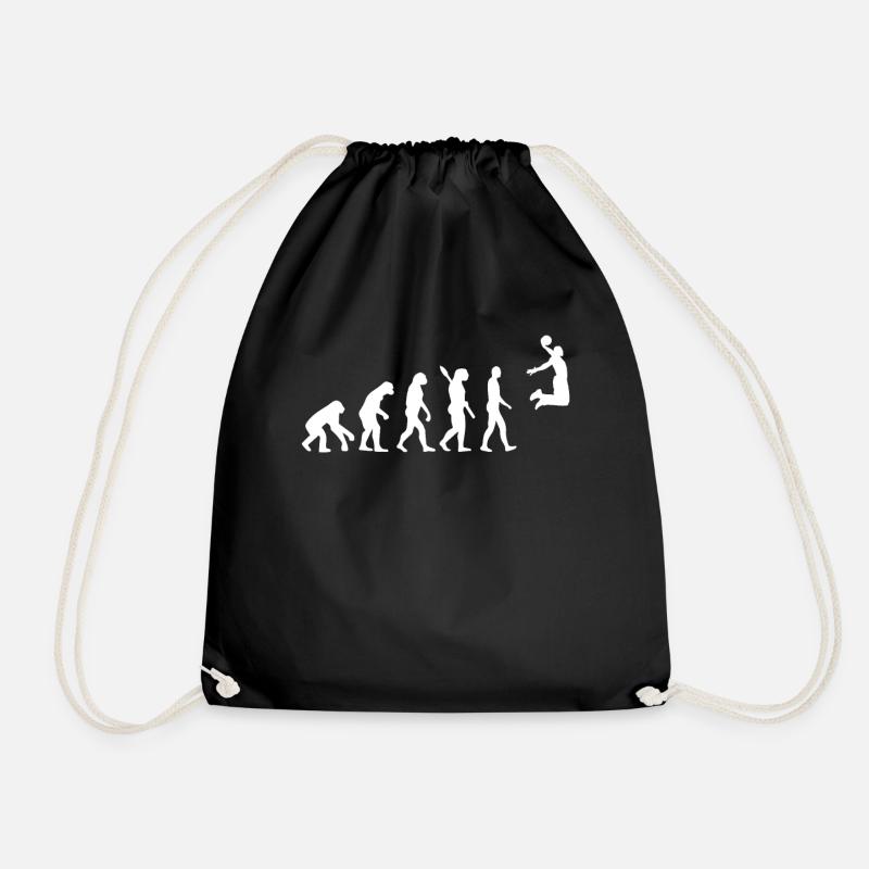 Basketball Evolution - Turnbeutel - Schwarz