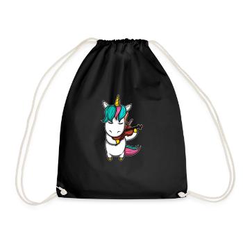 Violin player Violin teacher Gift idea - Drawstring Bag - black - Front