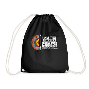 Entraîneur de tir à l’arc - Sac de sport léger - noir - Devant