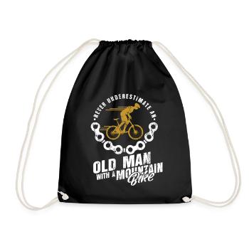 Vélo Grand-père Papa - Sac de sport léger - noir - Devant