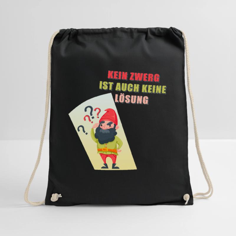 NO DWARFING IS ALSO NO SOLUTION Drawstring Bag