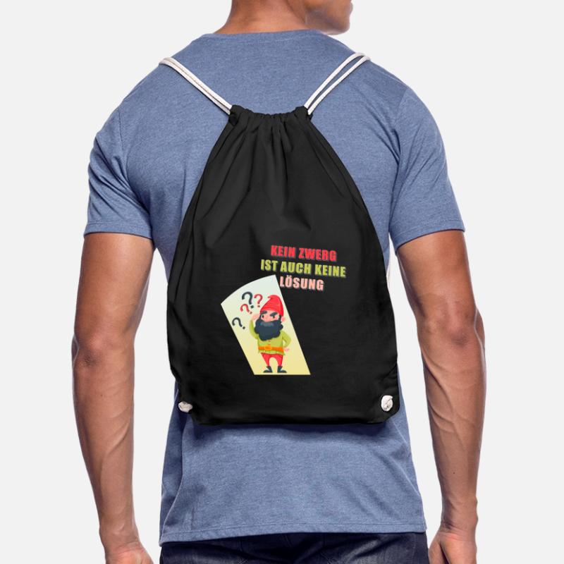 NO DWARFING IS ALSO NO SOLUTION Drawstring Bag