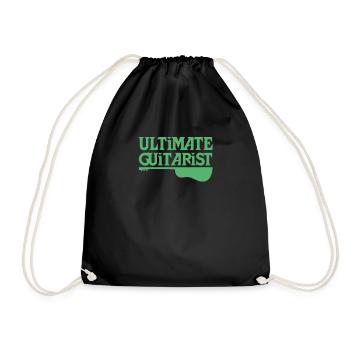 Guitarist - Drawstring Bag - black - Front