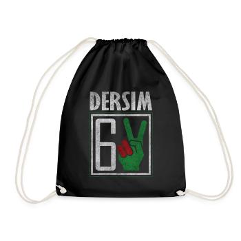Dersim Kurdistan Free Kurdish people - Turnbeutel - Schwarz - Vorne
