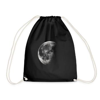 Lune / Croissant - Sac de sport léger - noir - Devant