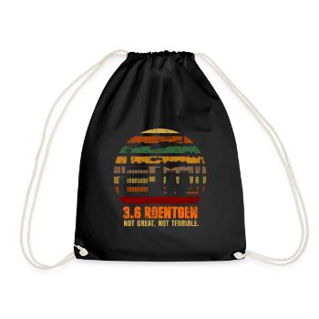 Tchernobyl Rétro - Sac de sport léger - noir - Devant