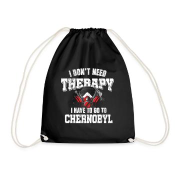 Thérapie de voyage de Tchernobyl - Sac de sport léger - noir - Devant