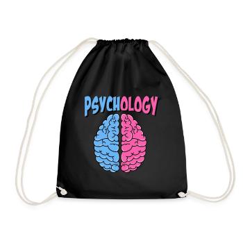Psychologie psychologie déclaration cadeau du cerveau - Sac de sport léger - noir - Devant