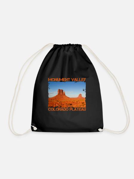 Monument Valley - Utah Arizona USA Western - Turnbeutel - Schwarz