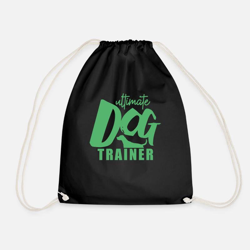 Hundeschule Hund Hundetrainer Trick Hundeerziehung - Turnbeutel - Schwarz