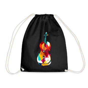 Polygone de violoncelle - Sac de sport léger - noir - Devant