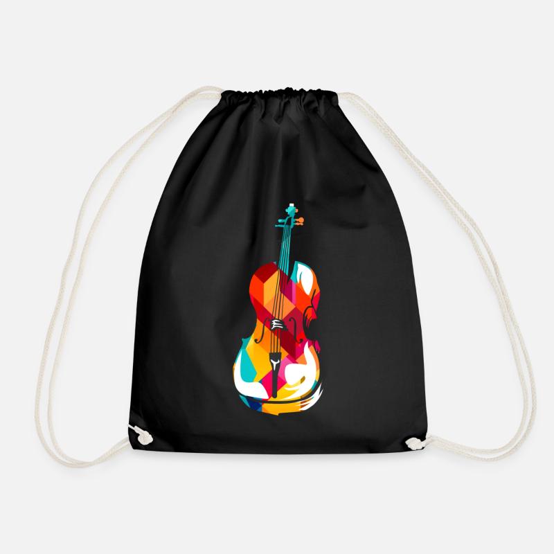 Polygone de violoncelle - Sac de sport léger - noir