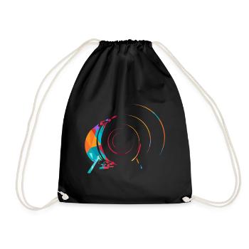 Drum n Bass - Drawstring Bag - black - Front
