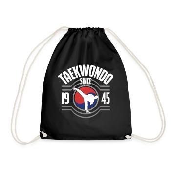 Taekwondo MMA Since 1945 Korea - Drawstring Bag - black - Front