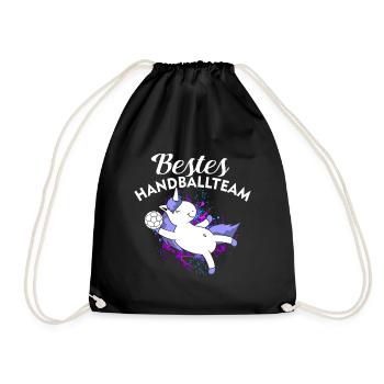 Women's Handball Team Women's Handball Team - Drawstring Bag - black - Front
