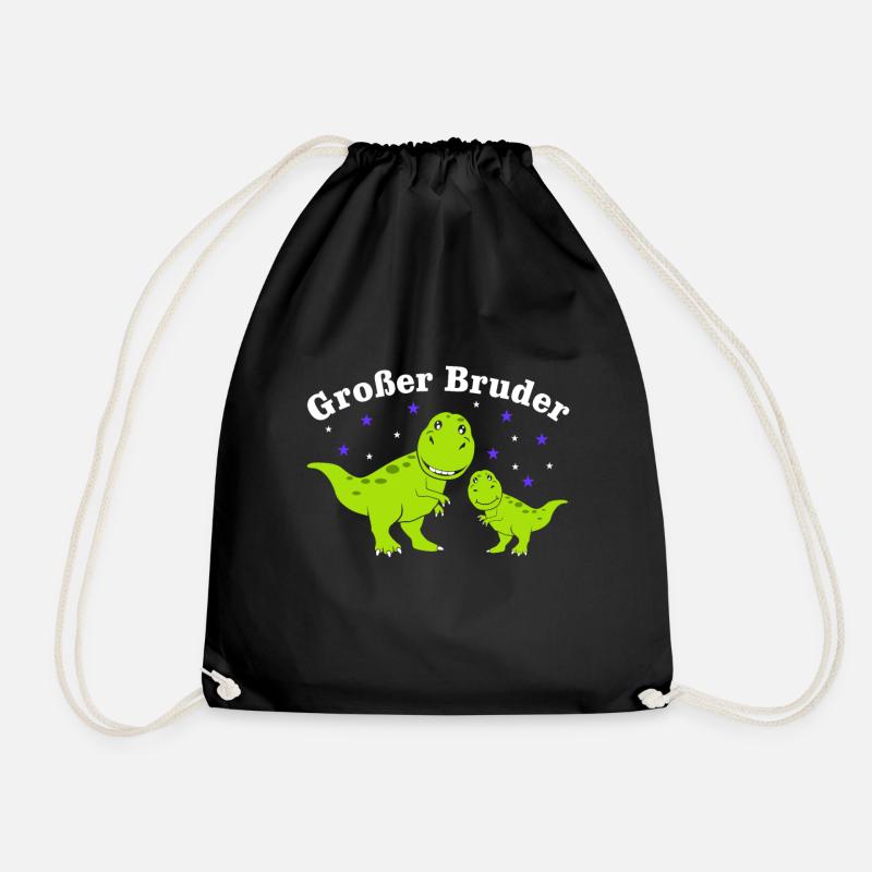 Bald Großer Bruder Ich Bin Großer Bruder - Turnbeutel - Schwarz