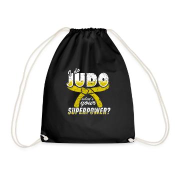 judo - Drawstring Bag - black - Front