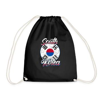 Corée du Sud Corée Coréen Coréen - Sac de sport léger - noir - Devant