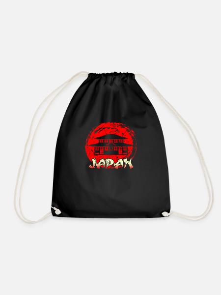 Japan Japaner Japanerin - Turnbeutel - Schwarz