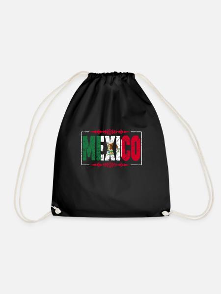 Mexiko - Turnbeutel - Schwarz