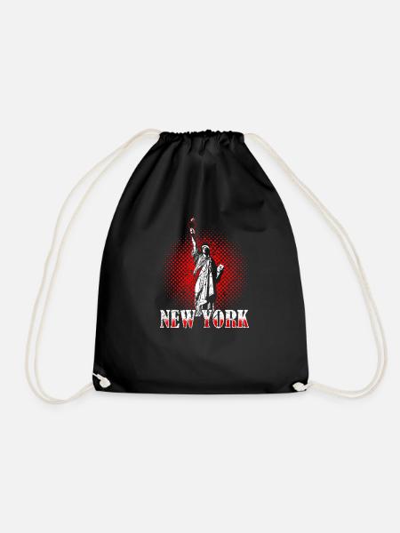 New York - Turnbeutel - Schwarz