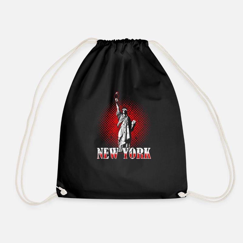 New York - Turnbeutel - Schwarz