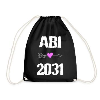 ABI 2031 - Turnbeutel - Schwarz - Vorne