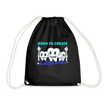 Dents Proverbe Dentiste Dentiste Dentiste - Sac de sport léger - noir - Devant
