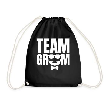 Le marié de l’équipe - Sac de sport léger - noir - Devant