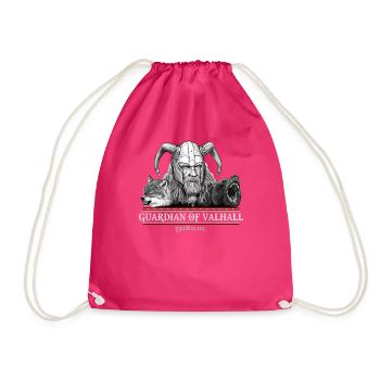 viking - Drawstring Bag - fuchsia - Front