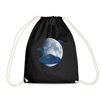 Attaque d'OVNI - Sac de sport léger - noir - Devant