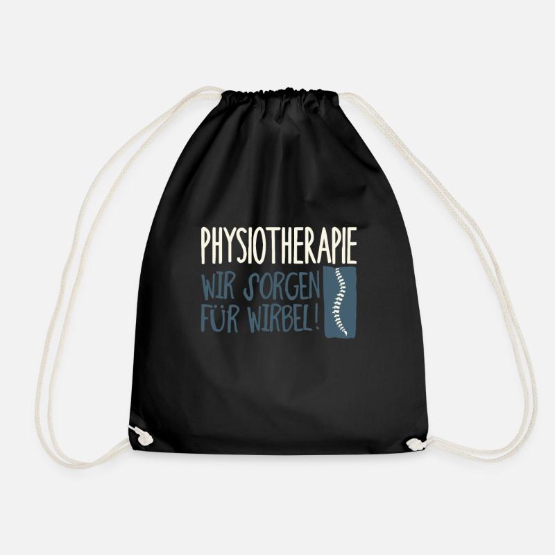 Physiotherapeut - Turnbeutel - Schwarz