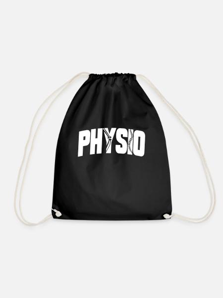 Physiotherapeut Physio Physiotherapie Therapie - Turnbeutel - Schwarz