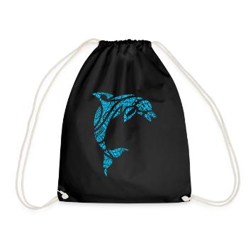 dauphin - Sac de sport léger - noir - Devant