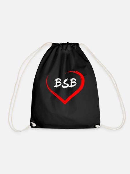 Back street in my heart - Drawstring Bag - black