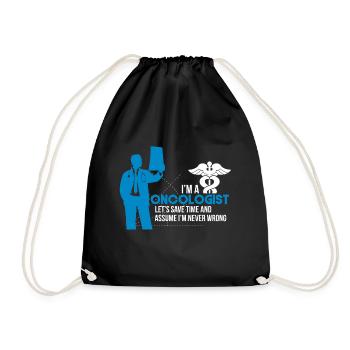 Oncologist - Drawstring Bag - black - Front