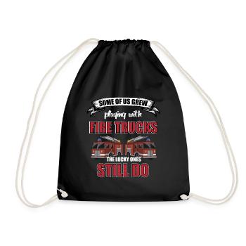 Fire brigade - Drawstring Bag - black - Front