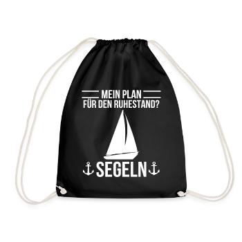 sailor - Drawstring Bag - black - Front
