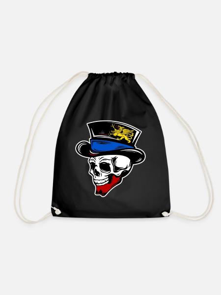 Totenkopf Rostock - Turnbeutel - Schwarz