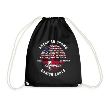 Denmark America - Drawstring Bag - black - Front