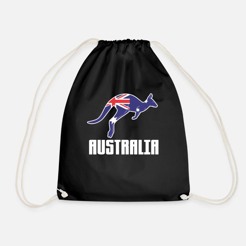 Australien - Turnbeutel - Schwarz