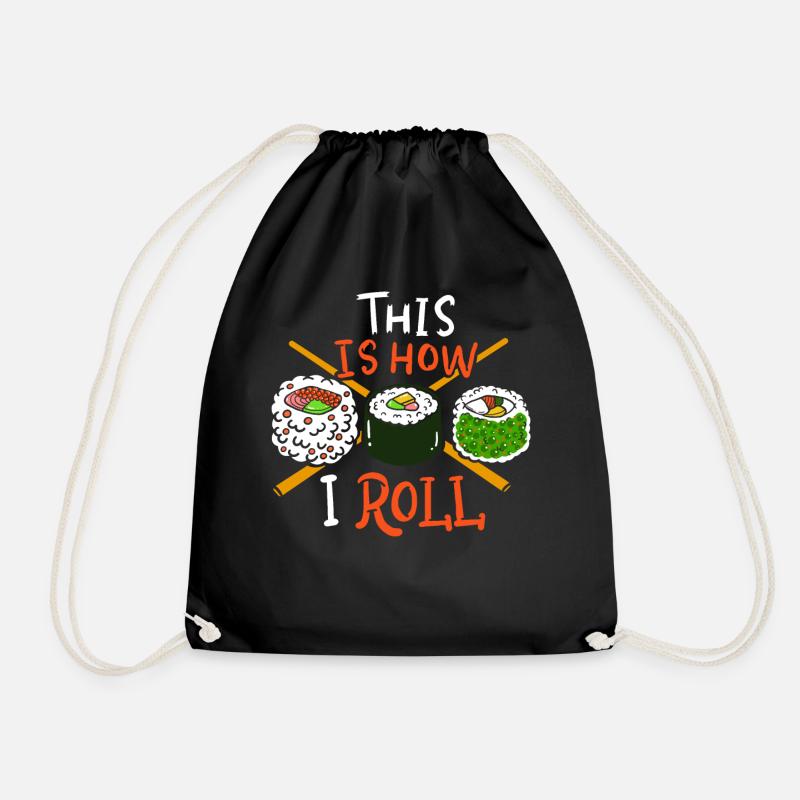 Sushi Sushi Sushi - Turnbeutel - Schwarz